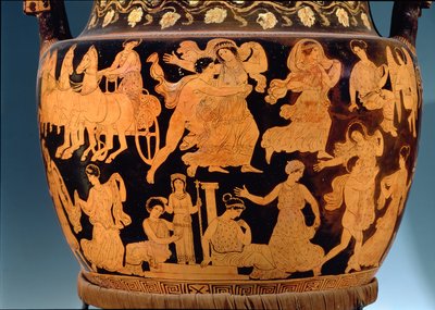 Red-figure Volute Krater (detail) by Sisyphus Painter